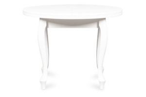 Stół rozkładany Ø 100-140x76,5 cm ALTIS biały Konsimo