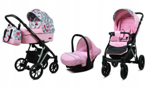 Wózek 3w1 dziecięcy spacerówka BabyLux MARLUX ALU