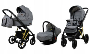 Wózek 3w1 dziecięcy spacerówka BabyLux MARLUX ALU