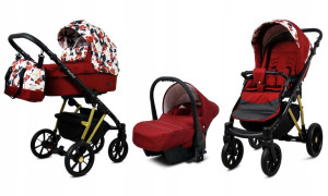 Wózek 3w1 dziecięcy spacerówka BabyLux MARLUX ALU
