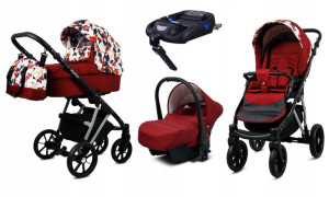 Wózek 4w1 dziecięcy BabyLux Marlux + baza Isofix