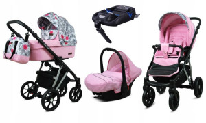 Wózek 4w1 dziecięcy BabyLux Marlux + baza Isofix
