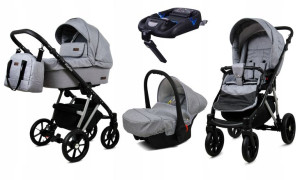 Wózek 4w1 dziecięcy BabyLux Marlux + baza Isofix
