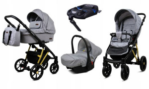 Wózek 4w1 dziecięcy BabyLux Marlux + baza Isofix
