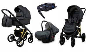 Wózek 4w1 dziecięcy BabyLux Marlux + baza Isofix