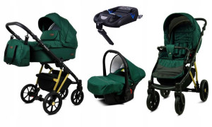 Wózek 4w1 dziecięcy BabyLux Marlux + baza Isofix