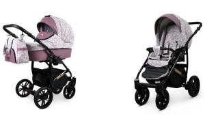 Wózek 2w1 dziecięcy spacerówka BabyLux Miracle ALU