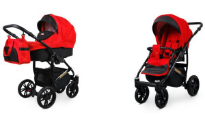 Wózek 2w1 dziecięcy spacerówka BabyLux Miracle ALU