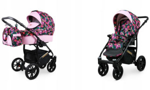 Wózek 2w1 dziecięcy spacerówka BabyLux Miracle ALU