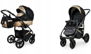 Wózek 2w1 dziecięcy spacerówka BabyLux Miracle ALU