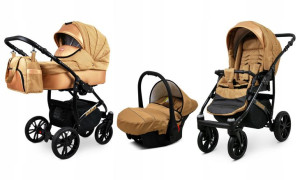 Wózek 3w1 dziecięcy spacerówka BabyLux Miracle ALU