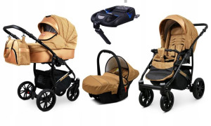 Wózek 4w1 dziecięcy BabyLux Miracle + baza Isofix
