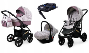 Wózek 4w1 dziecięcy BabyLux Miracle + baza Isofix
