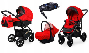 Wózek 4w1 dziecięcy BabyLux Miracle + baza Isofix