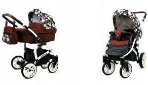 Wózek 2w1 dziecięcy spacerówka BabyLux OPTIMAL ALU