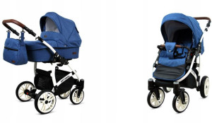 Wózek 2w1 dziecięcy spacerówka BabyLux OPTIMAL ALU