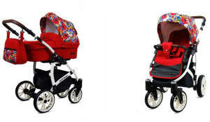 Wózek 2w1 dziecięcy spacerówka BabyLux OPTIMAL ALU