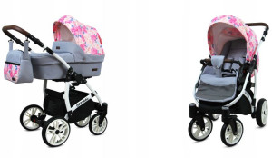 Wózek 2w1 dziecięcy spacerówka BabyLux OPTIMAL ALU