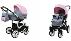 Wózek 2w1 dziecięcy spacerówka BabyLux OPTIMAL ALU