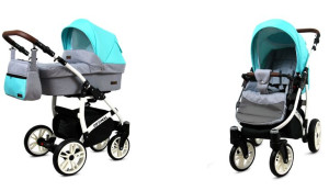 Wózek 2w1 dziecięcy spacerówka BabyLux OPTIMAL ALU