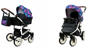 Wózek 2w1 dziecięcy spacerówka BabyLux OPTIMAL ALU