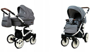Wózek 2w1 dziecięcy spacerówka BabyLux OPTIMAL ALU