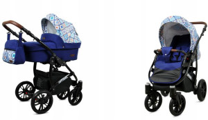 Wózek 2w1 dziecięcy spacerówka BabyLux OPTIMAL ALU