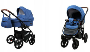 Wózek 2w1 dziecięcy spacerówka BabyLux OPTIMAL ALU