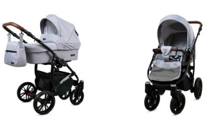 Wózek 2w1 dziecięcy spacerówka BabyLux OPTIMAL ALU