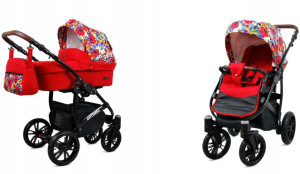 Wózek 2w1 dziecięcy spacerówka BabyLux OPTIMAL ALU