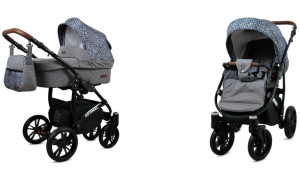 Wózek 2w1 dziecięcy spacerówka BabyLux OPTIMAL ALU