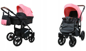 Wózek 2w1 dziecięcy spacerówka BabyLux OPTIMAL ALU