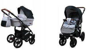 Wózek 2w1 dziecięcy spacerówka BabyLux OPTIMAL ALU