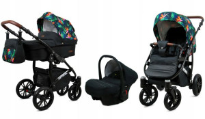 Wózek 3w1 dziecięcy spacerówka BabyLux OPTIMAL