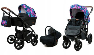 Wózek 3w1 dziecięcy spacerówka BabyLux OPTIMAL