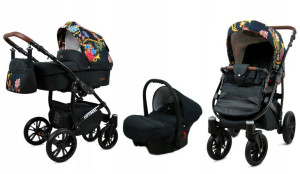 Wózek 3w1 dziecięcy spacerówka BabyLux OPTIMAL