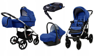 Wózek 4w1 dziecięcy BabyLux Qbaro + baza Isofix