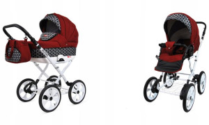 Wózek dziecięcy gondola spacerówka BabyLux Rosso