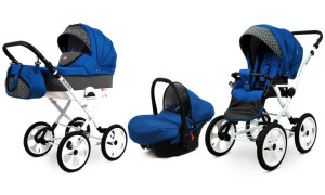 Wózek 3w1 dziecięcy spacerówka BabyLux Rosso