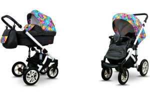 Wózek dziecięcy głęboki spacerowy BabyLux Sky Lark
