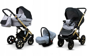 Wózek 3w1 dziecięcy spacerówka BabyLux Sky Lark