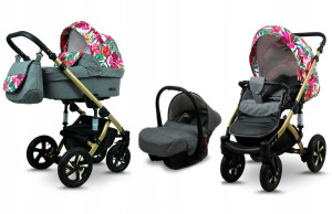 Wózek 3w1 dziecięcy spacerówka BabyLux Sky Lark