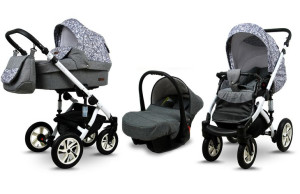 Wózek 3w1 dziecięcy spacerówka BabyLux Sky Lark