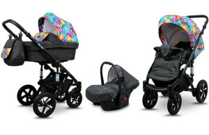 Wózek 3w1 dziecięcy spacerówka BabyLux Sky Lark