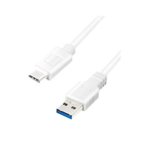 Kabel przewód USB-C 1m biały LogiLink