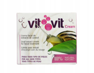 Vit Vit krem do twarzy z ekstraktem ze śluzu ślimaka - 50 ml