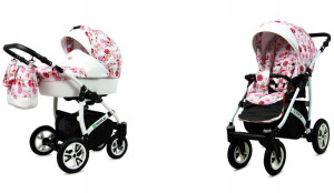 Wózek dziecięcy głęboki spacerowy BabyLux Tropical