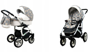 Wózek dziecięcy głęboki spacerowy BabyLux Tropical