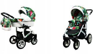 Wózek dziecięcy głęboki spacerowy BabyLux Tropical