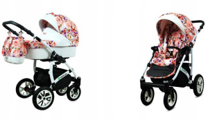 Wózek dziecięcy głęboki spacerowy BabyLux Tropical